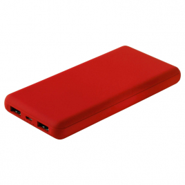 Внешний аккумулятор Gan Soft, 10000 мА·ч, красный