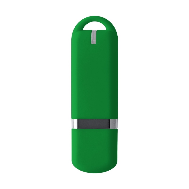 флешка пластиковая Bandos Soft, с колпачком, зелёная фото 4