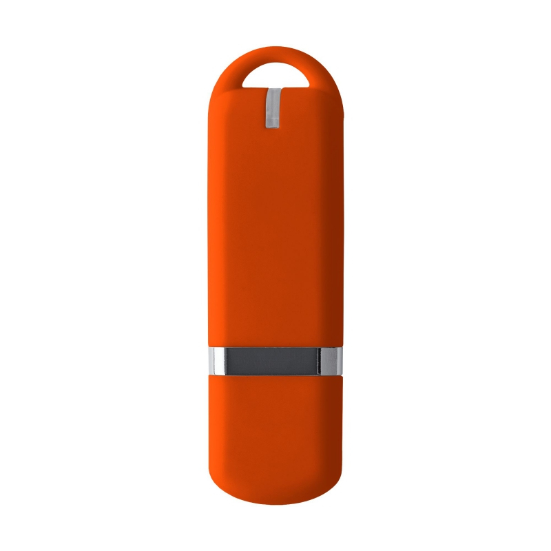 флешка пластиковая, Bandos Soft, с колпачком, оранжевая фото 4