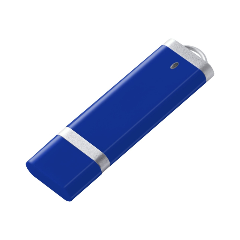 пластиковая флешка, Conrad, синяя фото 3